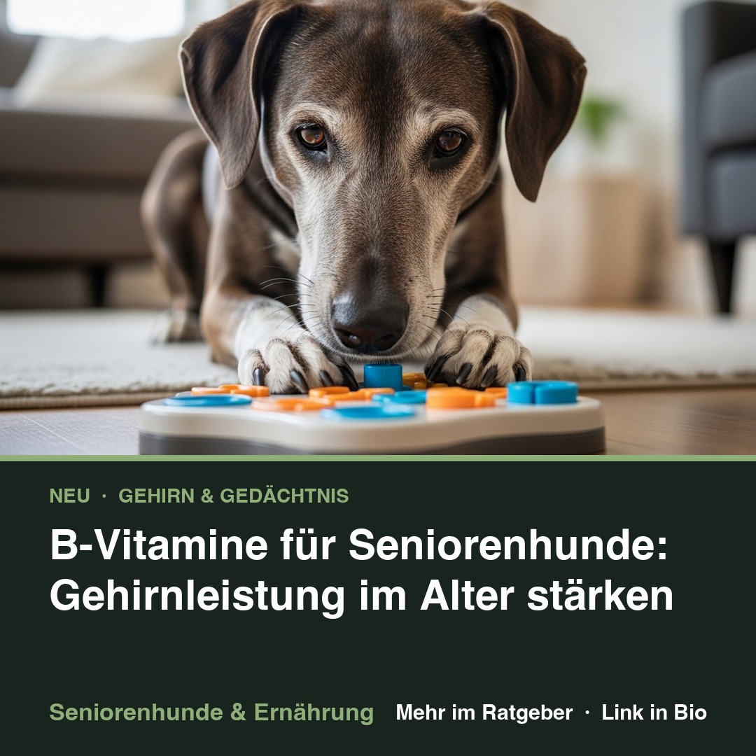 B-Vitamine für Seniorenhunde – Gehirnleistung im Alter episode artwork