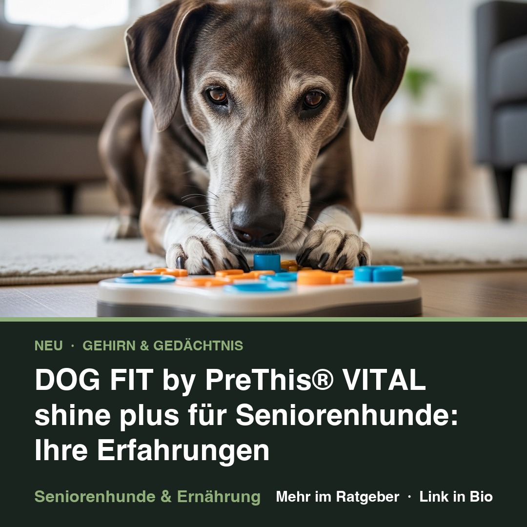 DOG FIT by PreThis® VITAL shine plus für Seniorenhunde: Ihre Erfahrungen