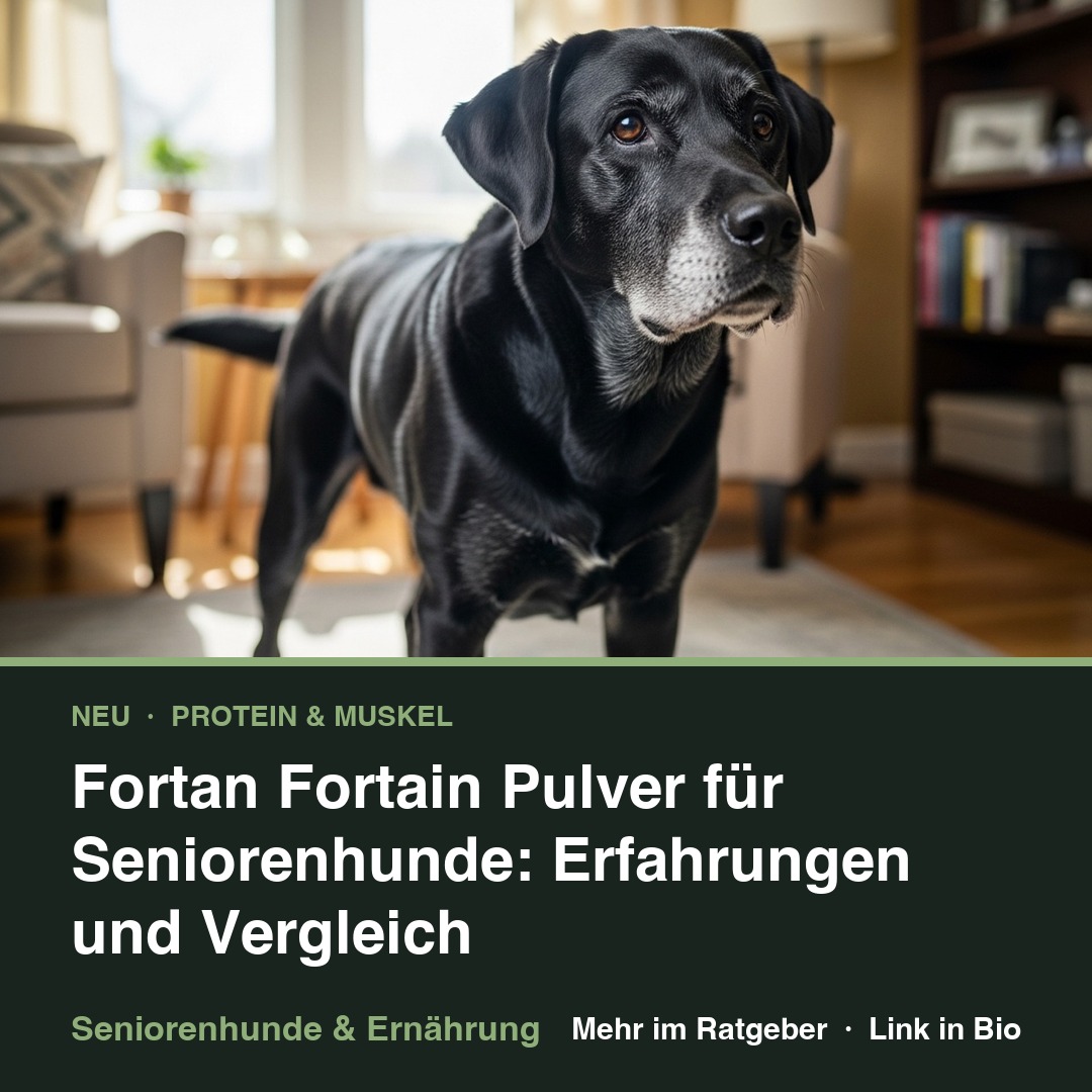 Fortan Fortain Pulver für Seniorenhunde: Erfahrungen und Vergleich