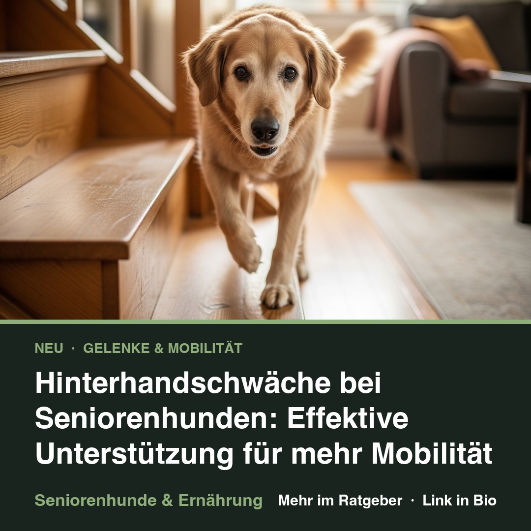 Hinterhandschwäche bei Seniorenhunden: Effektive Unterstützung für mehr Mobilität