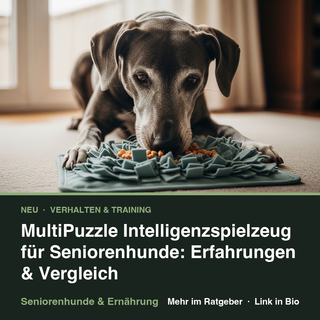 MultiPuzzle Intelligenzspielzeug für Seniorenhunde: Erfahrungen & Vergleich