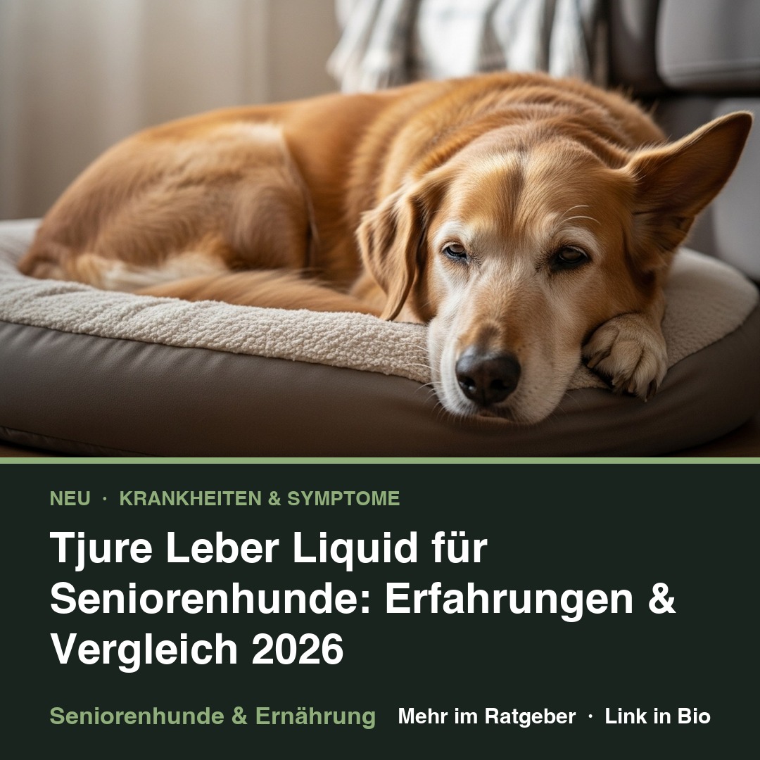 Tjure Leber Liquid für Seniorenhunde: Erfahrungen & Vergleich 2026