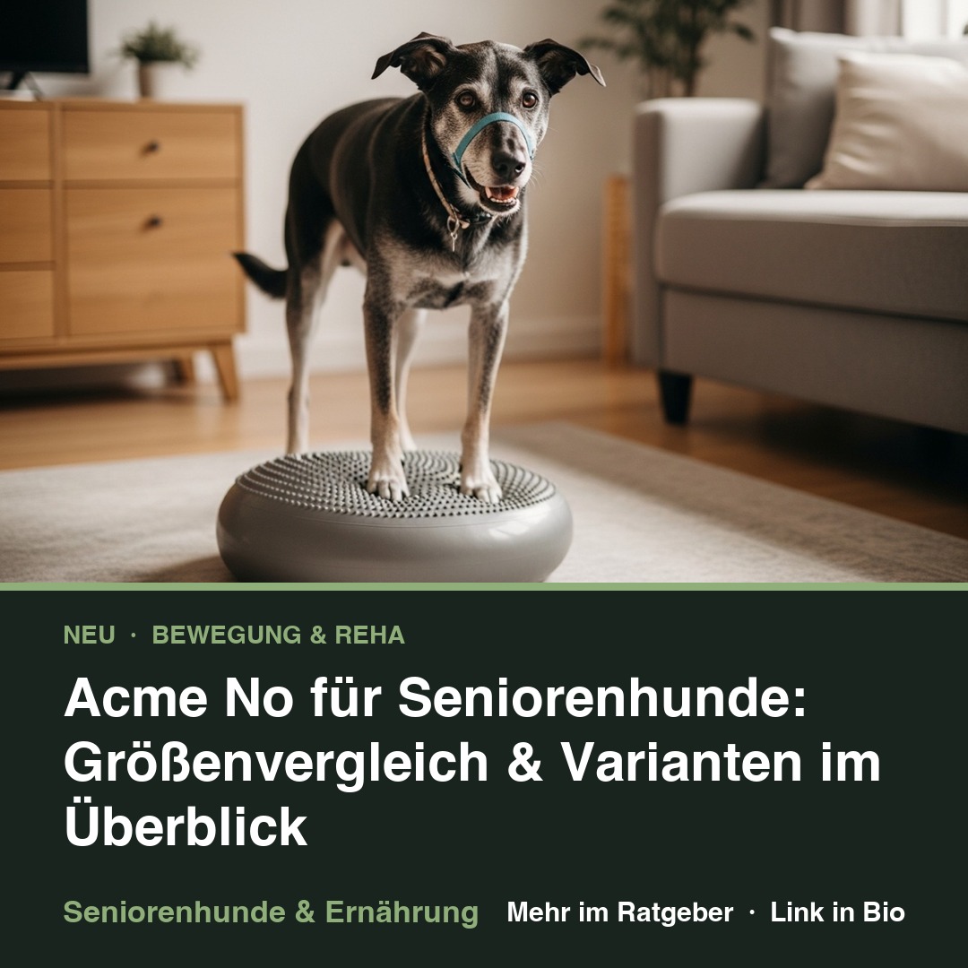 Acme No für Seniorenhunde: Größenvergleich & Varianten im Überblick
