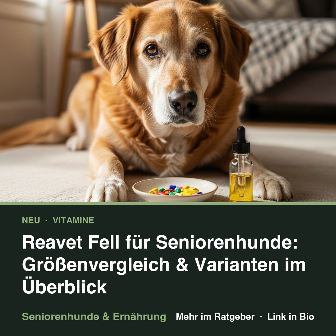 Reavet Fell für Seniorenhunde: Größenvergleich & Varianten im Überblick