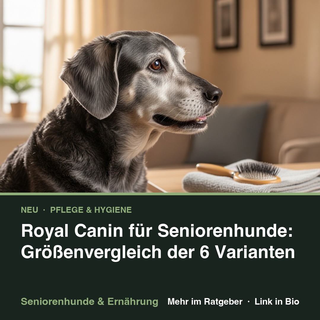Royal Canin für Seniorenhunde: Größenvergleich der 6 Varianten