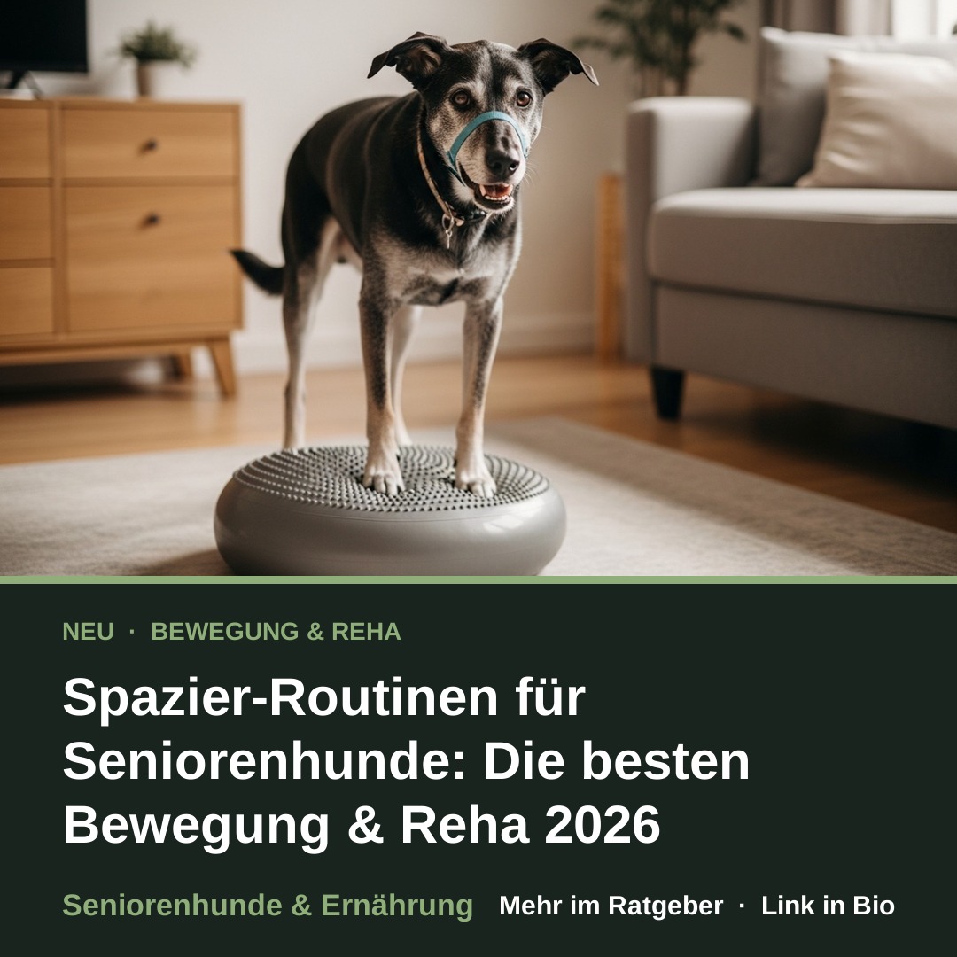 Spazier-Routinen für Seniorenhunde: Die besten Bewegung & Reha 2026