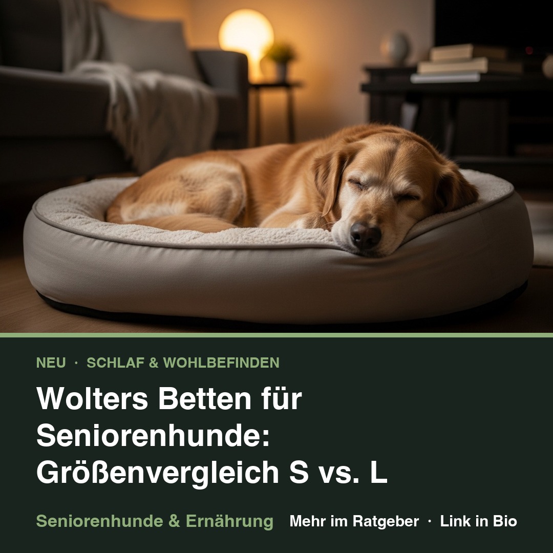 Wolters Betten für Seniorenhunde: Größenvergleich S vs. L